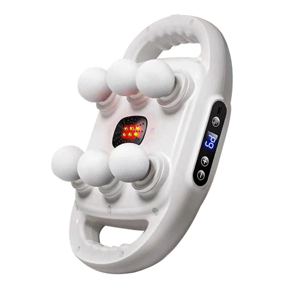 Professional Massage Gun Deep Tissue Massager With 6 Heads High Frequency Muscle Relief