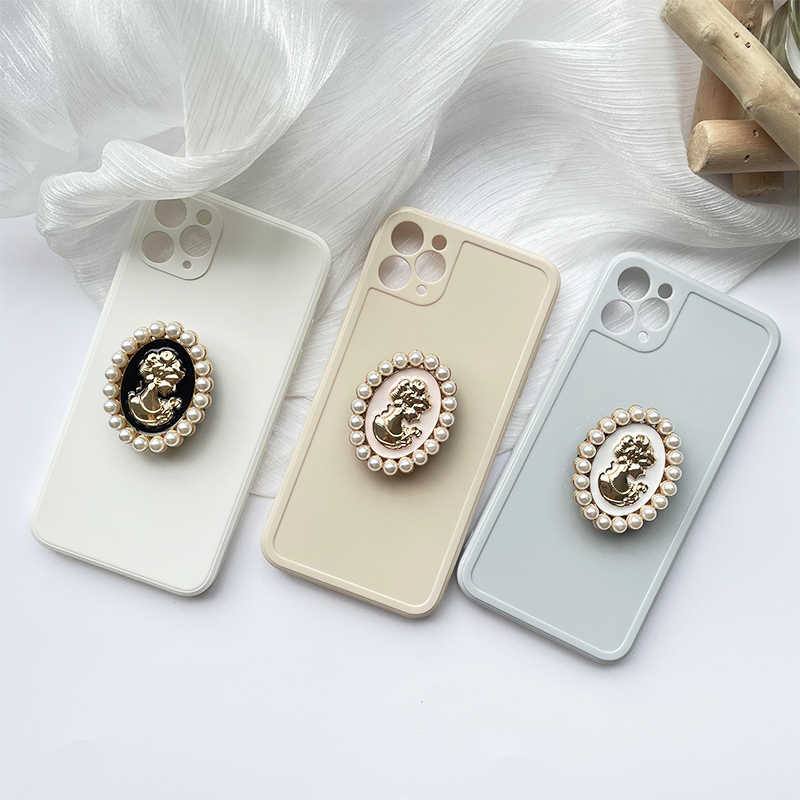 Pearl Gloss Phone Ring Holder Foldable Phone Stand Grip