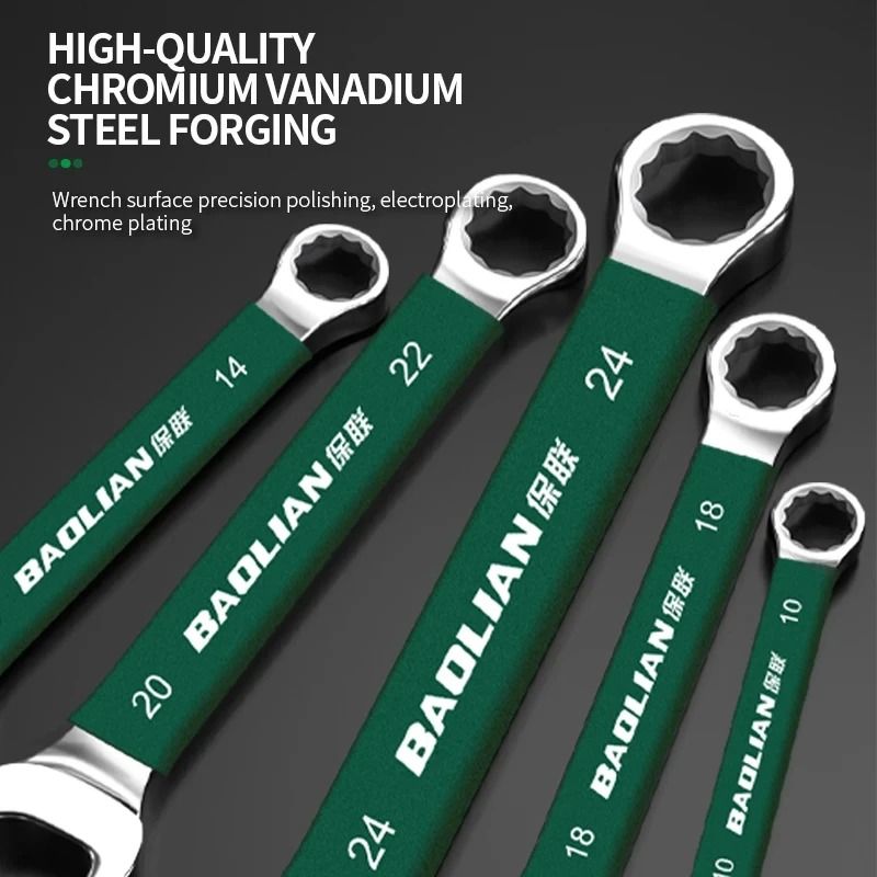 BaoLian Plum Blossom Open Combination Wrench 8 30 mm