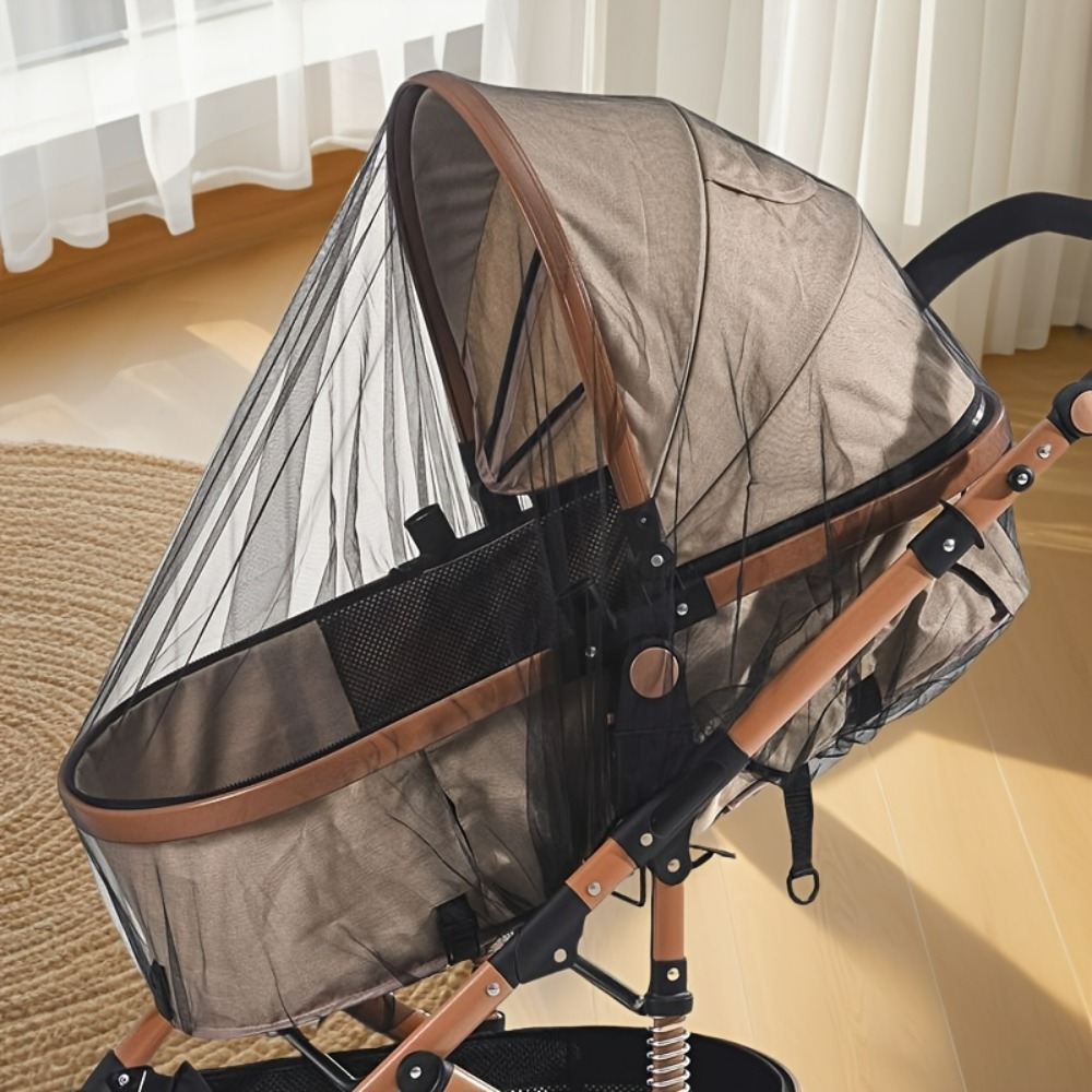 Full Coverage Stroller Mosquito Net, Polyester Mesh for Enhanced Insect Protection