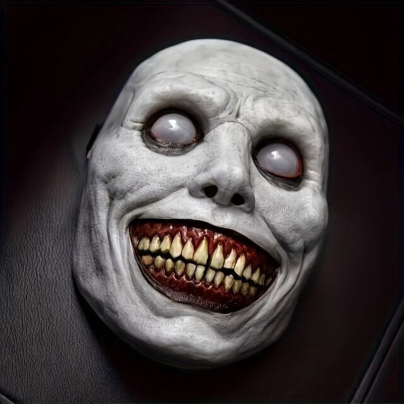 Christmas Scary Zombie and Clown Dual Face Costume Mask