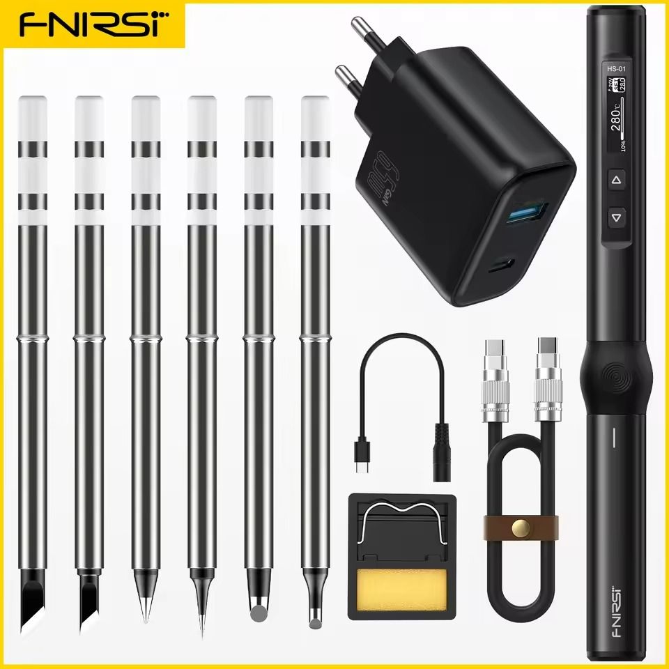Smart Electric Soldering Iron Kit with Adjustable Temperature and Fast Heating
