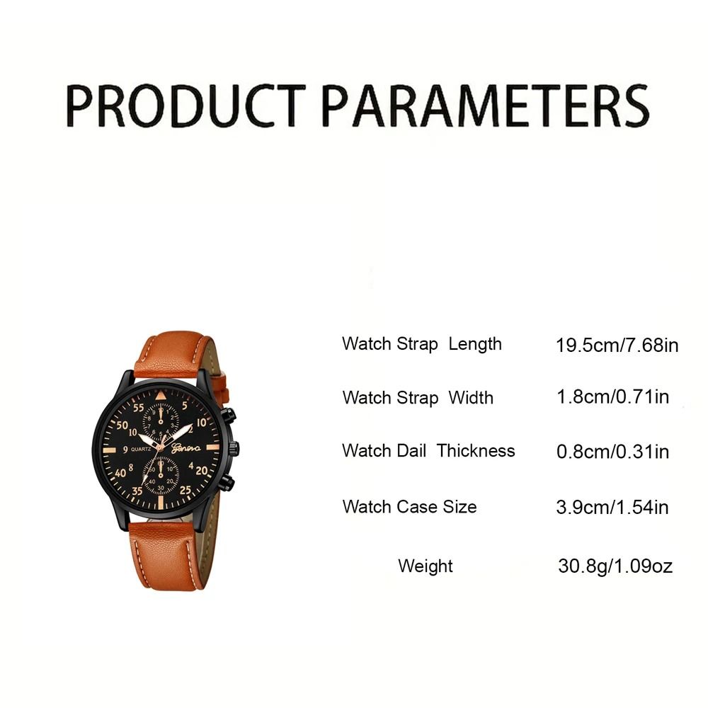Modern Mens Watch And Bracelet Set