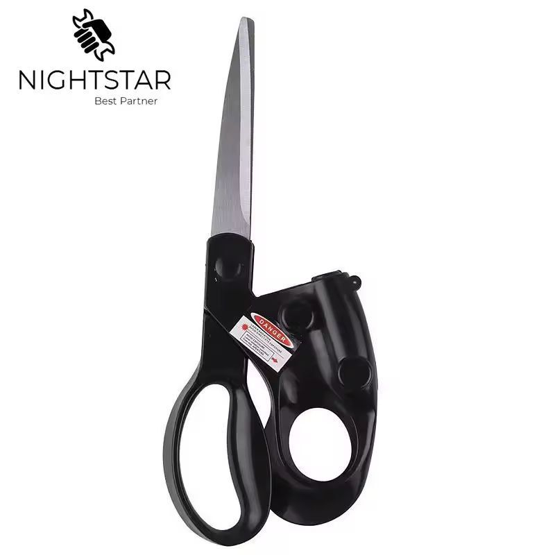 Professional Laser-Guided Straight-Cut Scissors – Precision Fabric & Gift Wrapping Scissors