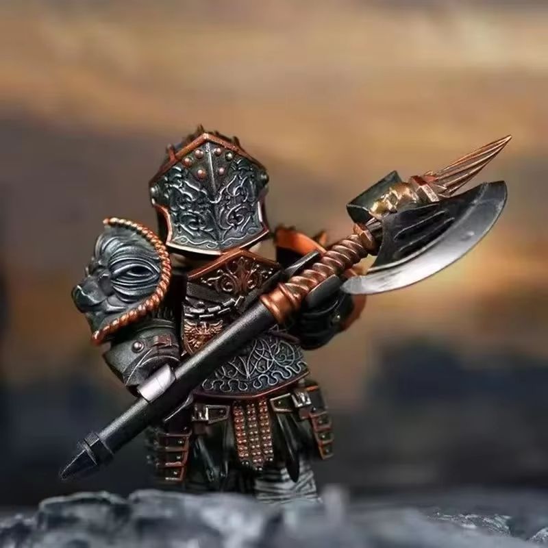 GP201 Lich King Medieval Knights Building Block Set – Round Table Anime Action Figure Collection
