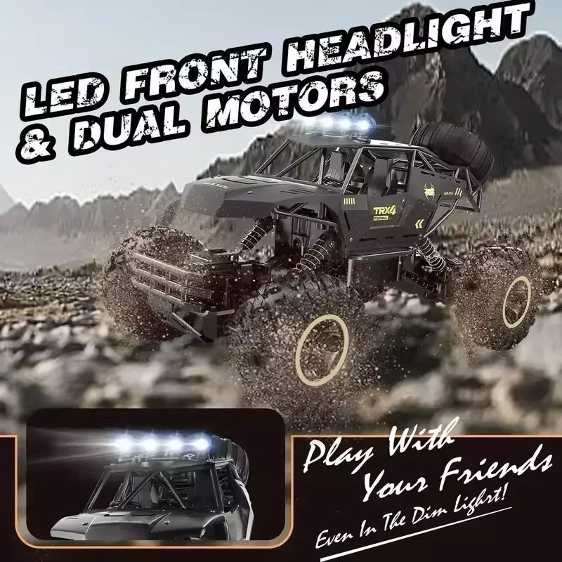 ZWN 1 12 1 16 4WD RC Car LED Lights Off Road Remote Control Buggy