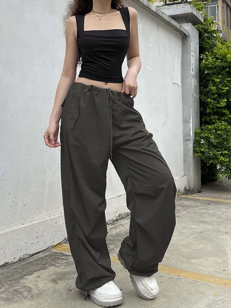 Square Neck Pleated Slim Fit Crop Tank – Sexy Low Cut Summer Club Camisole for Women 2025