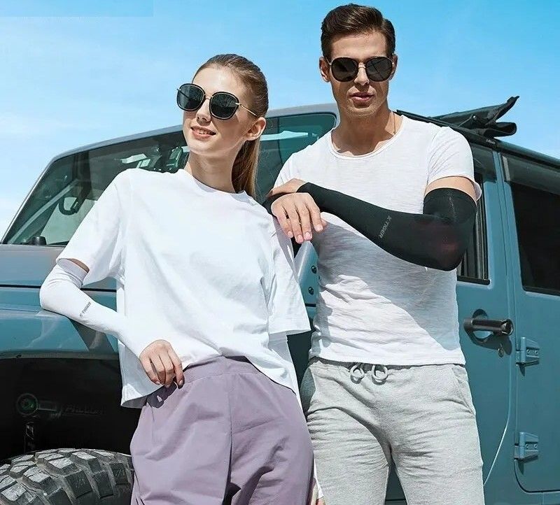 Summer Ice Cloth Cycling Arm Sleeves Sun Protection