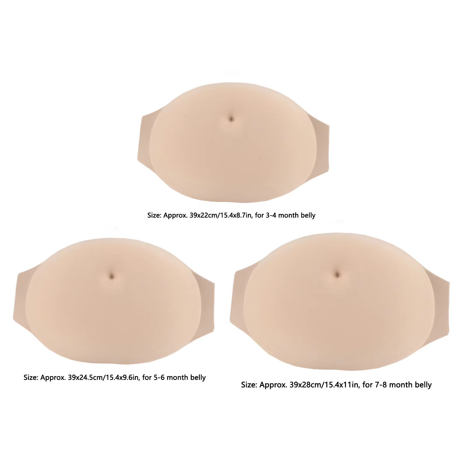 Breathable Synthetic Pregnancy Belly With Soft Lightweight Design