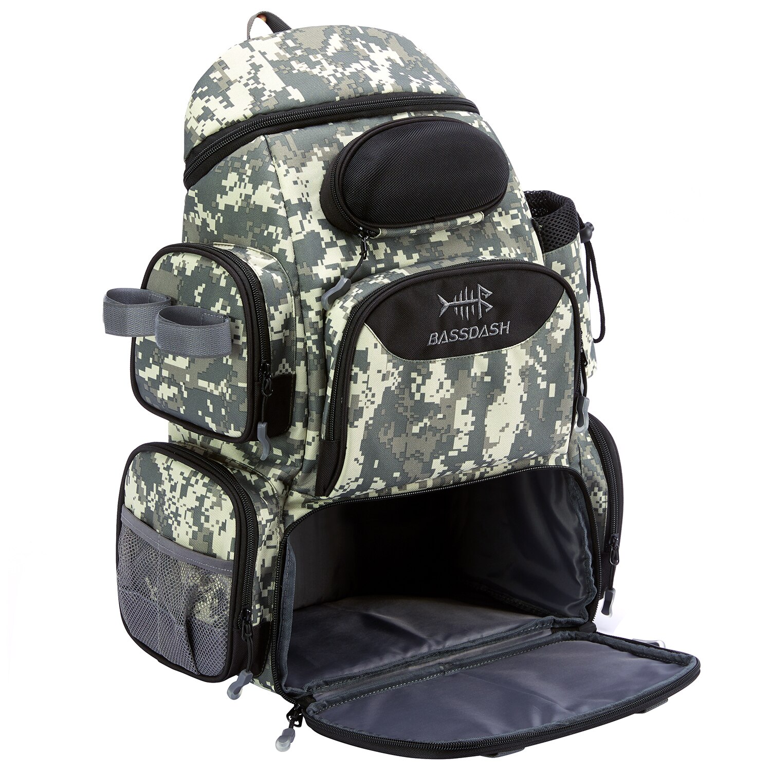 Lightweight Tactical Fishing Bag Tackle Backpack, Multifunctional Tackle Box