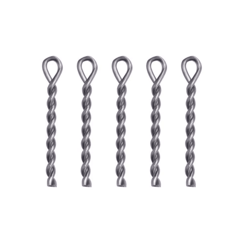 50pcs Carp Fishing Bait Spike Set – Boilies Pin & Hair Rig Hook Connector Kit