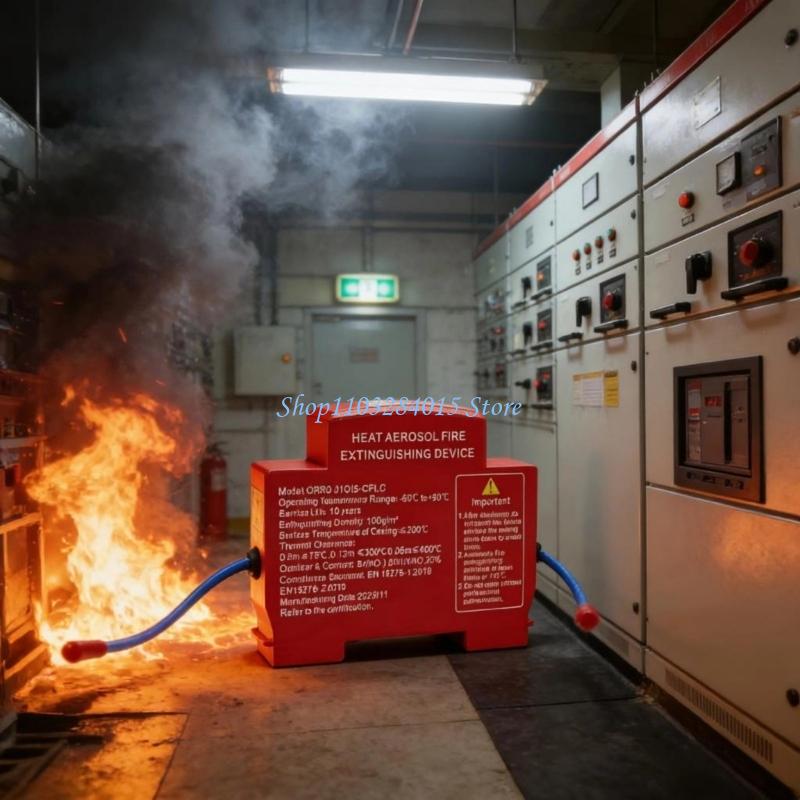 Compact Automatic Fire Extinguisher for Cabinets & Appliances
