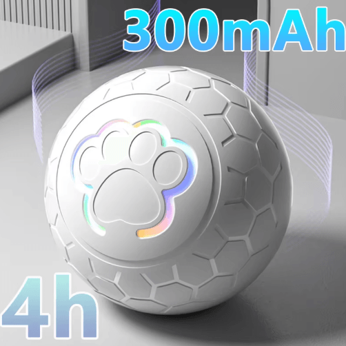 Smart Interactive Dog Toy Ball with Automatic Rolling & RGB Lights