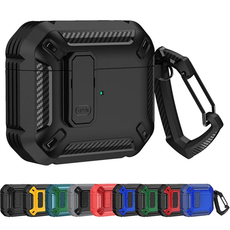 Luxury Shockproof AirPods Pro Case with Keychain