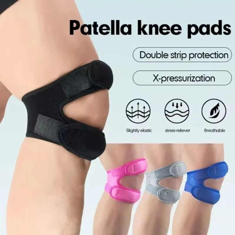 Pressurized Knee Wrap Sleeve – Elastic Support Bandage with Open Patella for Sports Safety