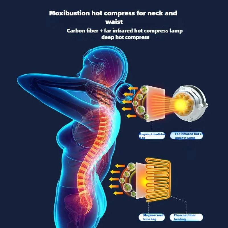 Electric Massage Mattress Full Body with Heating and Vibration Control