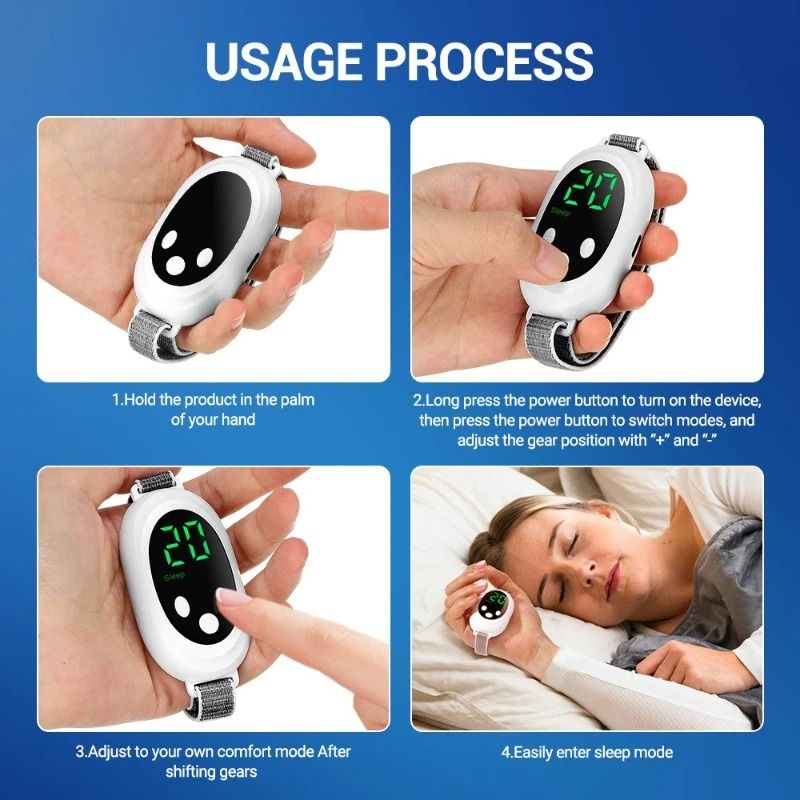 Smart Handheld Wireless EMS Sleep Aid and Relaxation Instrument