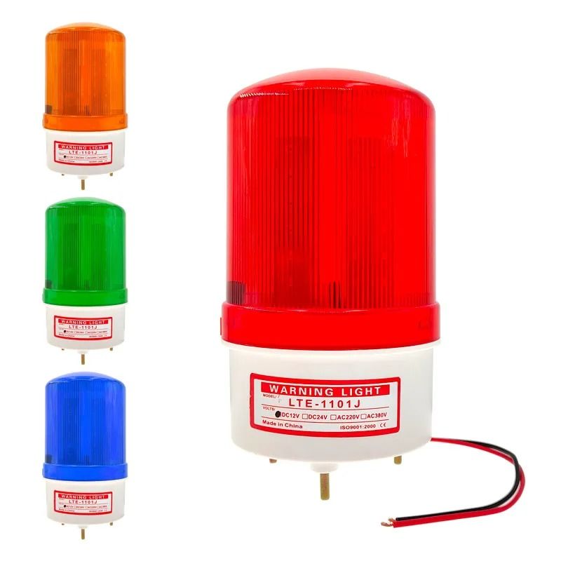 LED Strobe Signal Warning Buzzer Lamp