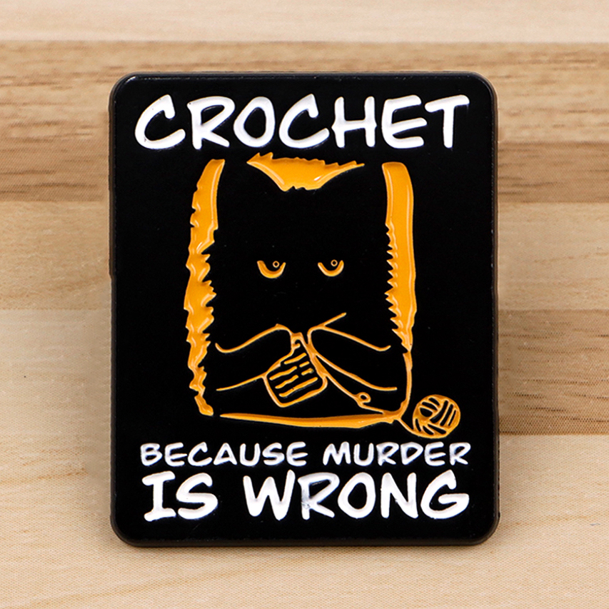 Cute Black Cat Enamel Pin Cozy, Whimsical Accessory for Your Bag, Hat, or Collar