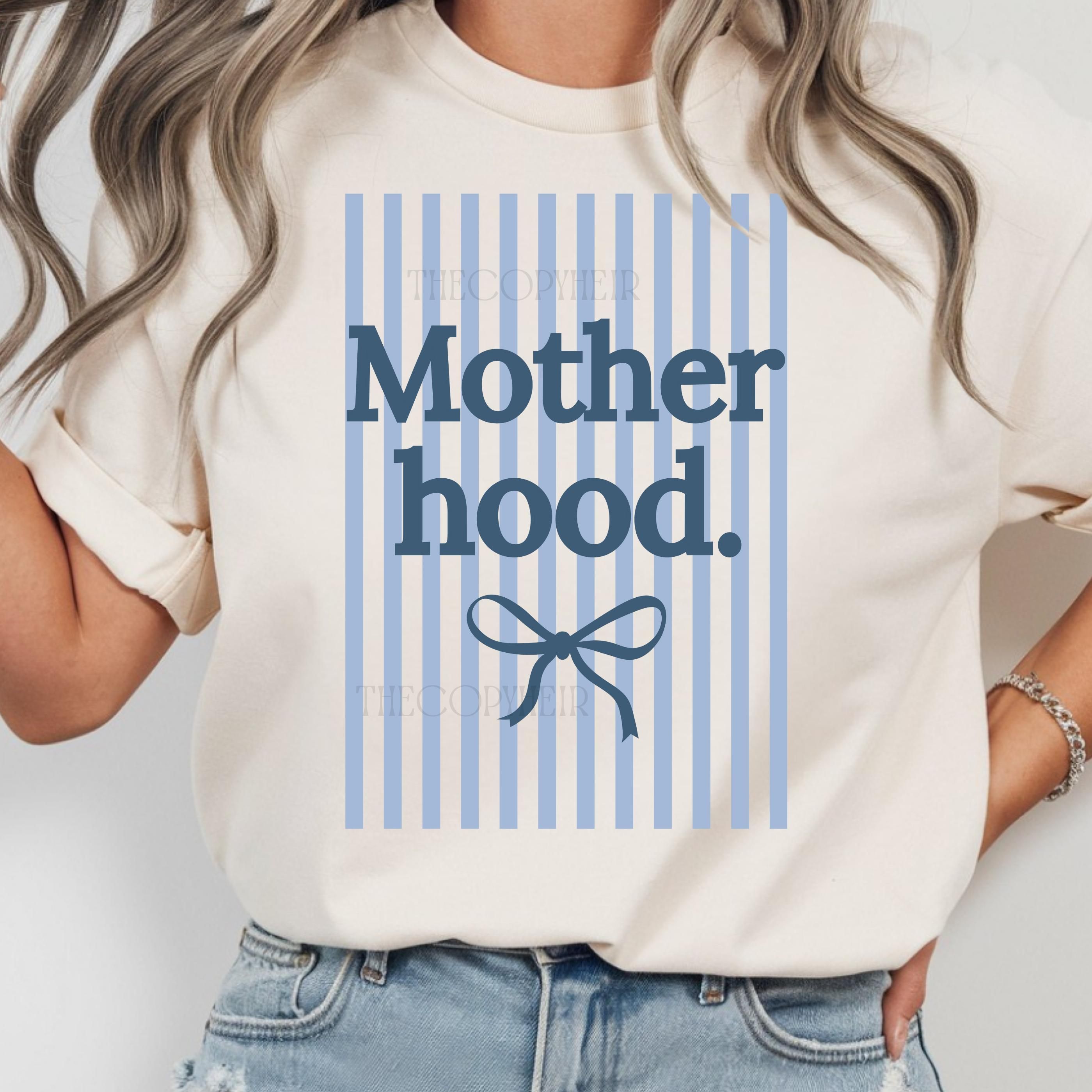 Coquette Motherhood T-shirt Trendy Preppy Mama Design