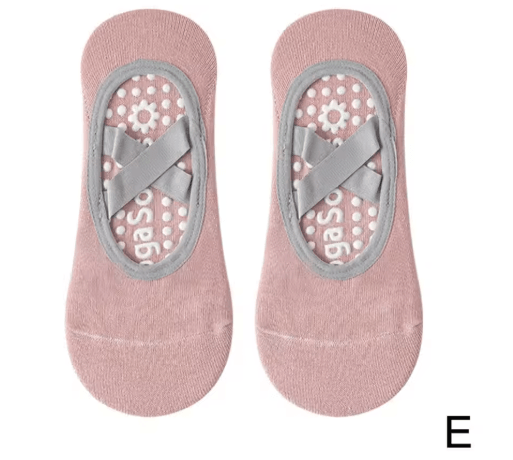 Professional Womens Anti Slip Yoga Socks Breathable Grip and Strap Pilates and Ballet Socks