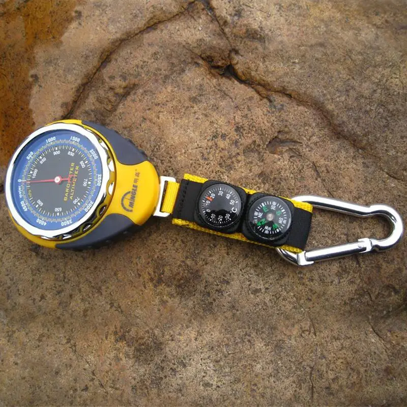 Outdoor Survival Compass Altimeter Barometer for Hiking and Mountaineering