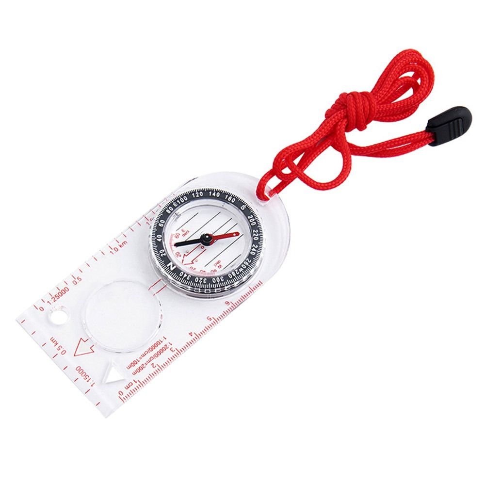 Multi Function Orienteering Compass Map Ruler for Outdoor Navigation & Survival