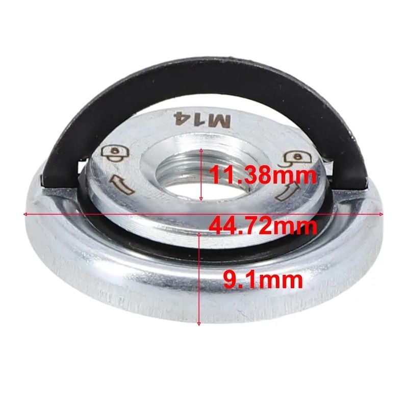 M14 Quick Release Self Locking Grinder Flange Nut Pressing Plate
