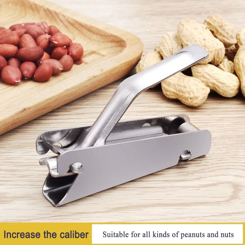 Stainless Steel Sheller Nuts Crackers Opener Pistachio Walnut Plier Clamp Peel Watermelon Melon Seeds Kitchen Tools Acce