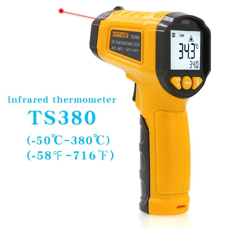 TS380 Infrared Thermometer Gun Non Contact Handheld Industrial Temperature Gauge
