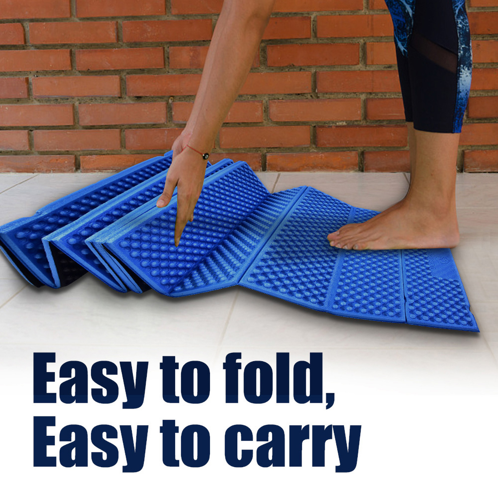 Ultralight Folding Foam Camping Mat Waterproof Sleeping Pad & Beach Mattress