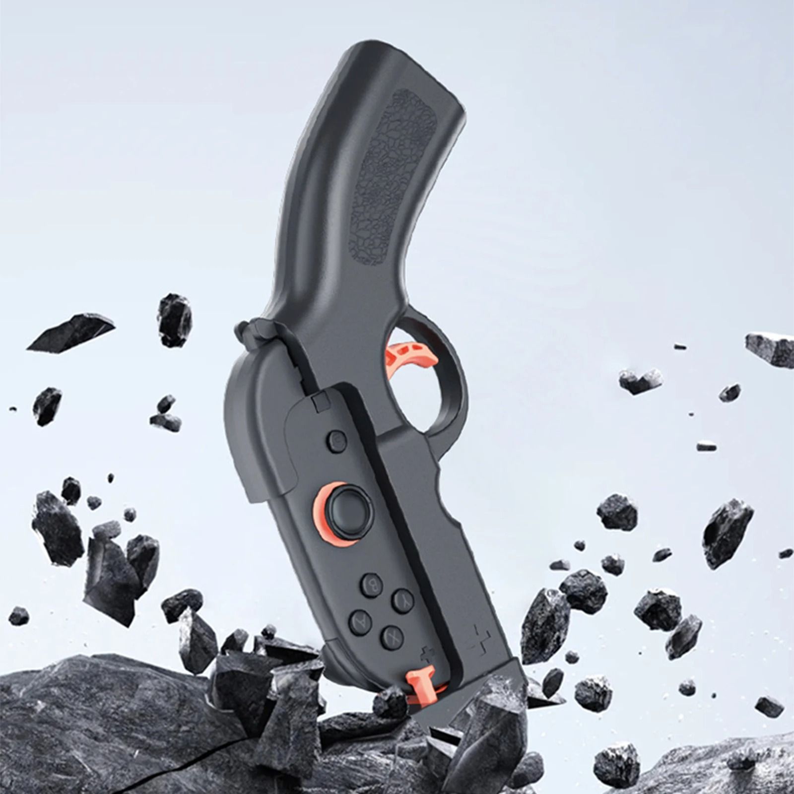 Nintendo Switch Gun Controller Grip Shooting Game Motion Hand Grip 2 Pack