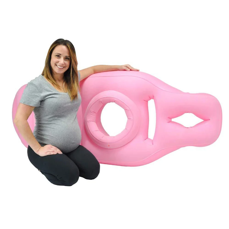 Inflatable Pregnancy Pillow Yoga Mat, Maternity Sleeping Mat, Comfortable Body Bed Pillow, Inflatable Mattress