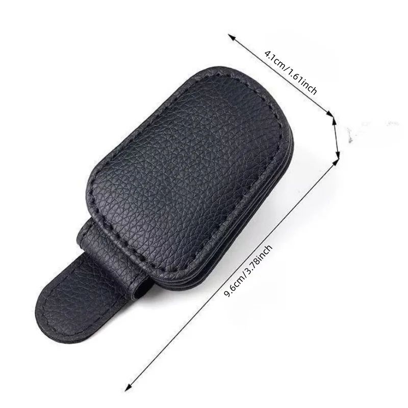 Universal Car Visor Clip Sunglasses Card and Ticket Holder Durable Compact Organizer