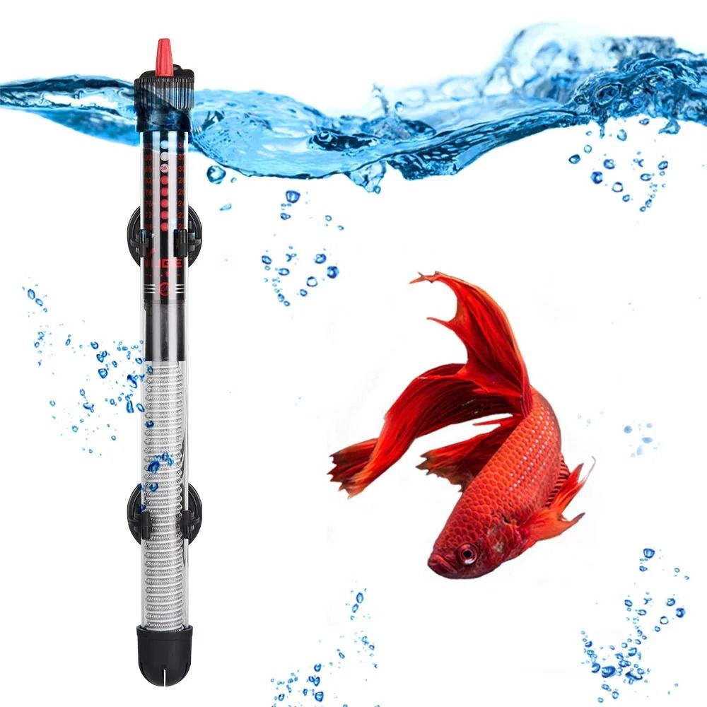 Adjustable Temperature Aquarium Heater Rod for Fish Tanks
