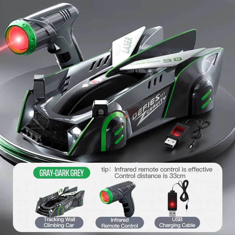 Wall Climbing RC Car Light Chasing Remote Control Anti Gravity Racing Toy