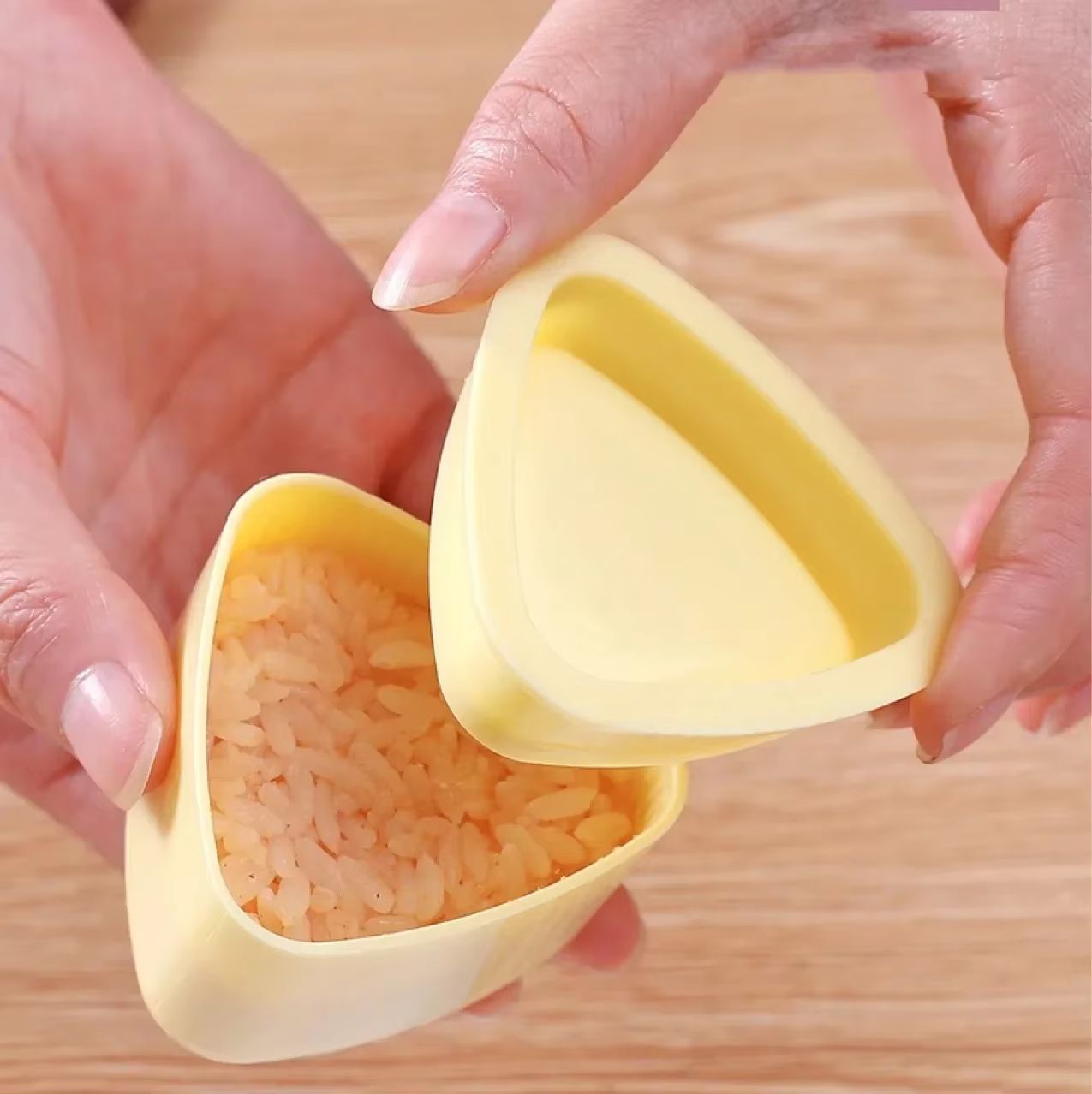 Japanese Onigiri Mold Set Triangle Rice Ball Maker for Bento Lunches