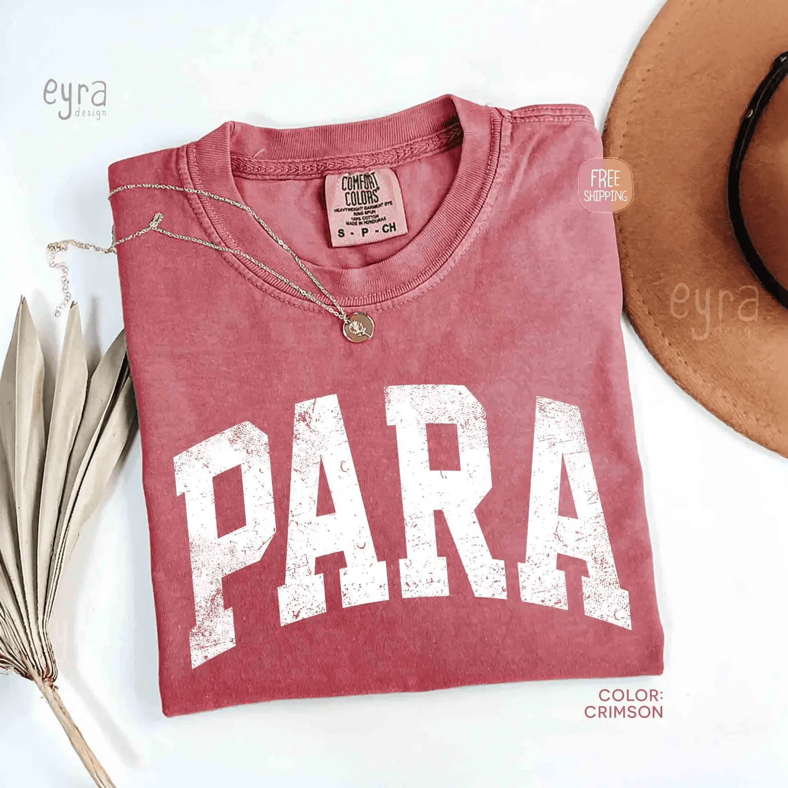 Comfort Colors Vintage PARA Shirt | Paraprofessional Teacher Appreciation Back to School Tee