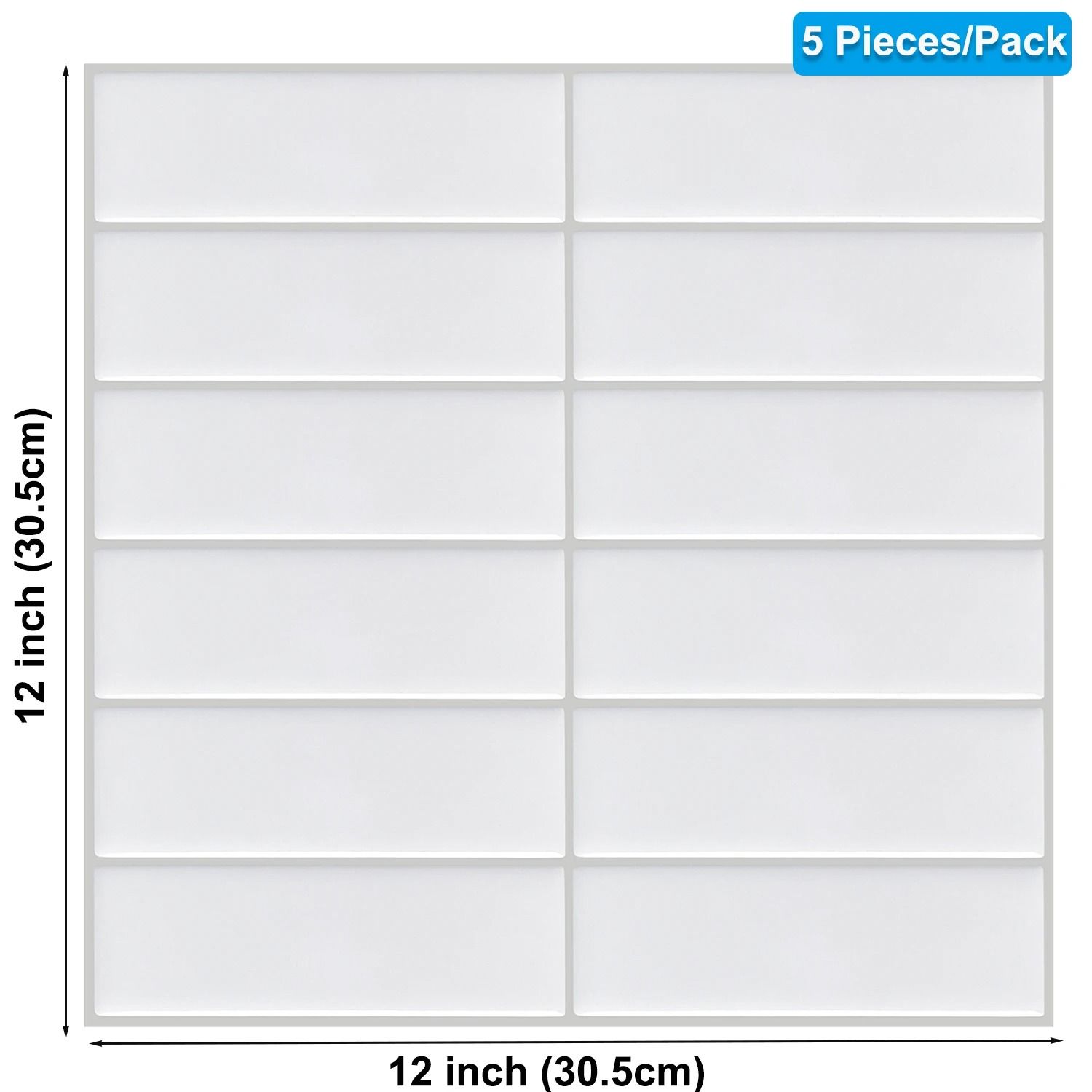 3D Peel and Stick Tiles Waterproof Kitchen Wall Sticker Set