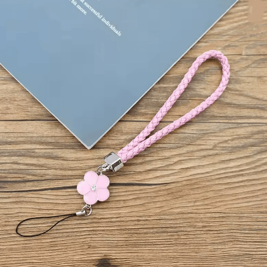 Cute Flower Phone Wrist Strap Universal Phone Lanyard Keychain Strap