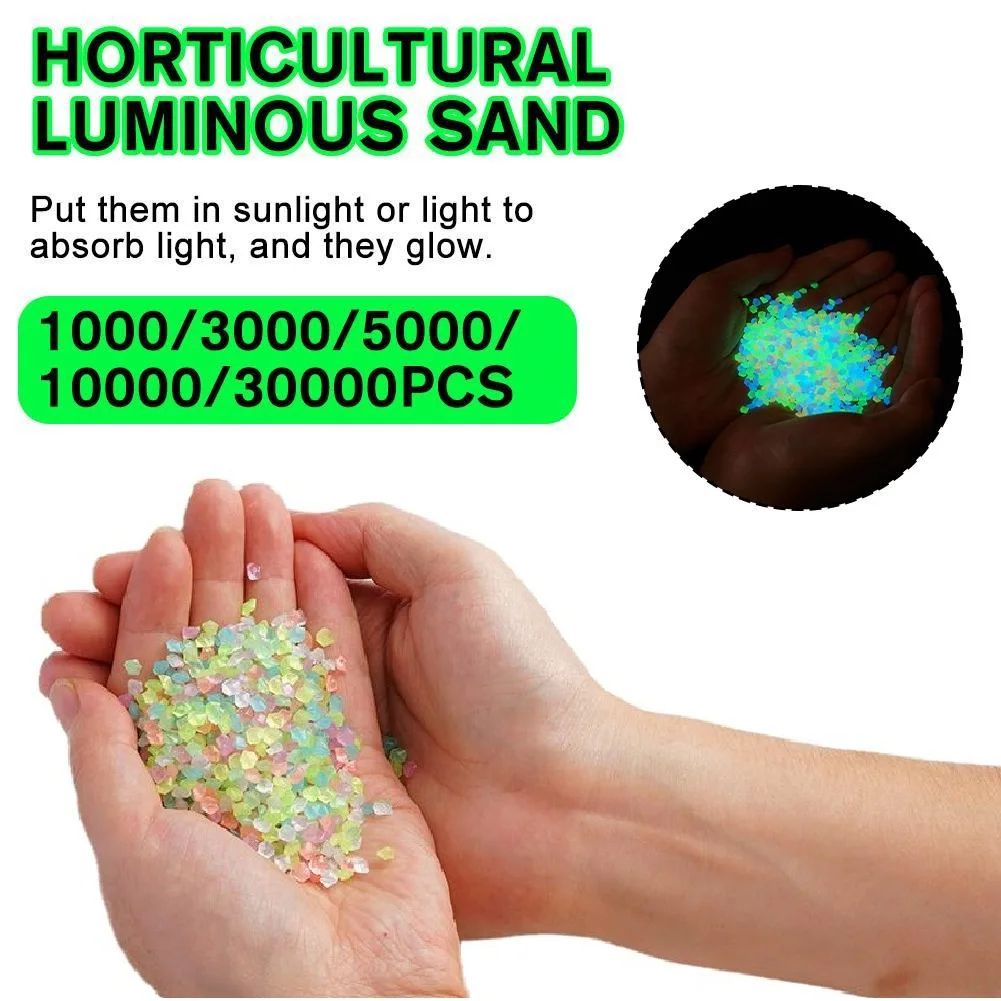 Luminous Decorative Sand Stones for Plants