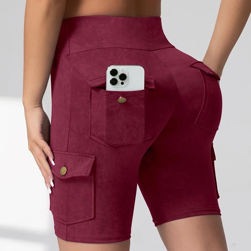 Womens Butt Lifting Leggings with Side Pocket and Washed Print Design
