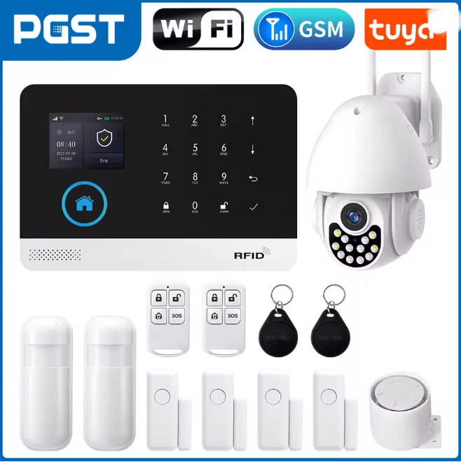 PGST Smart Home Security Alarm System Wireless GSM WIFI with App Control