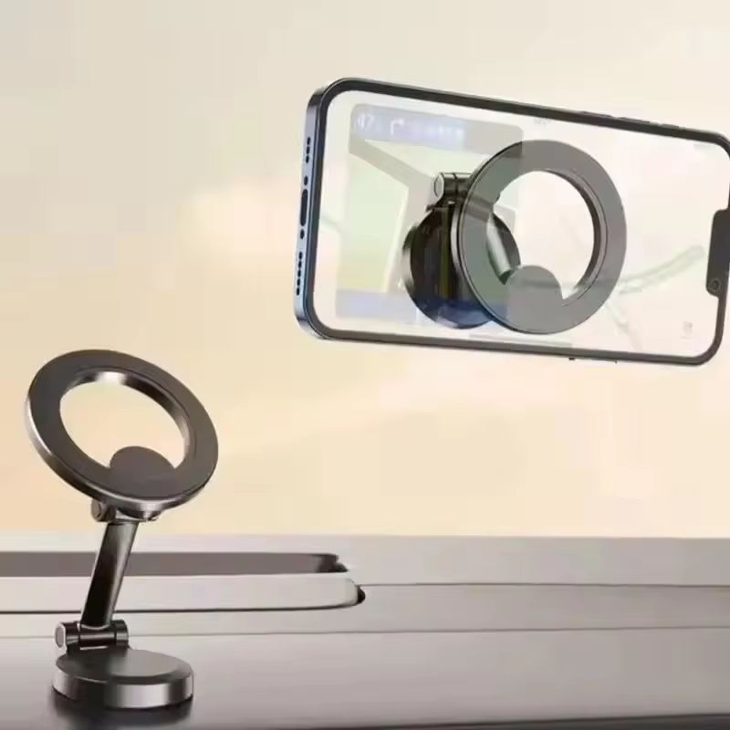 Magnetic 360° Car Phone Holder with Universal Back Sticker