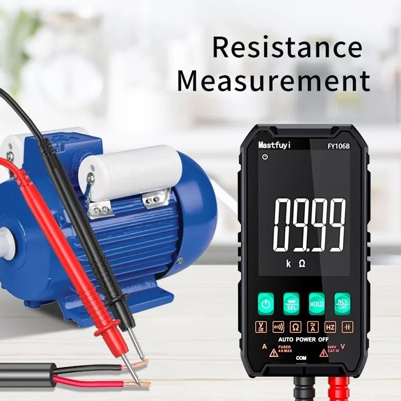 MASTFUYI Mini Digital Multimeter Smart Electrician Tester