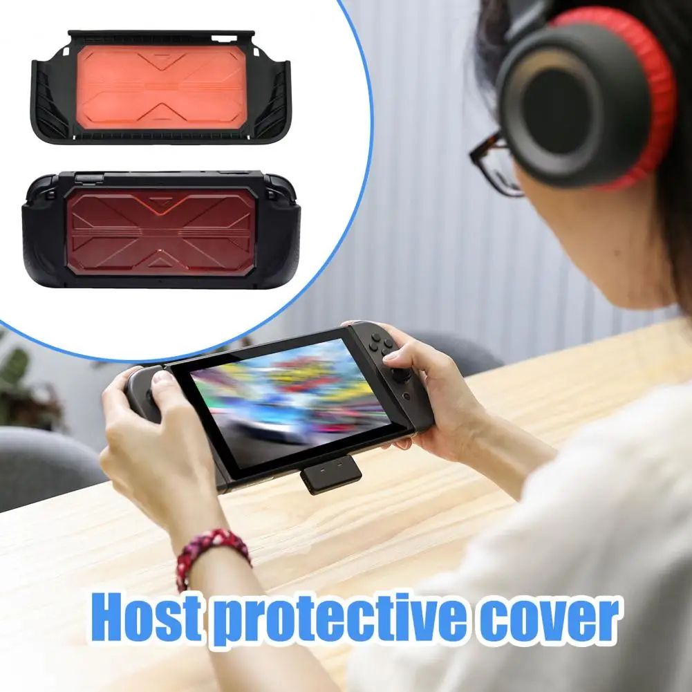 Shockproof Protective Case for Nintendo Switch 2, Anti-Scratch Grip Cover Shell, Slim Travel Game Console Protector HD