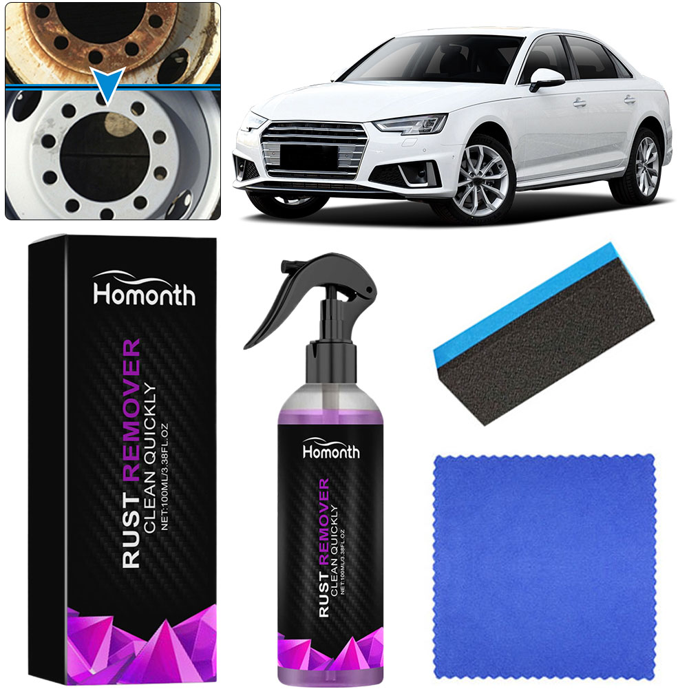 Rust Removal Spray for Car Effective Rust Inhibitor, Paint Remover Car Wheel Hub Cleaning Spray