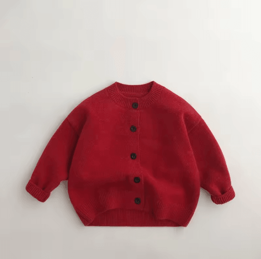 FestiveKnit Kids Christmas Cardigan – Cozy Kids Knit Sweater Winter Jacket