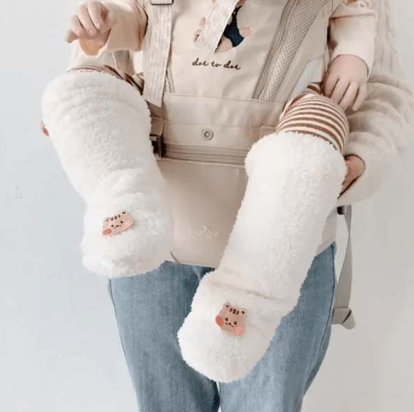 Thick Winter Baby Socks with Anti-Slip Grip & Knee-High Warmth