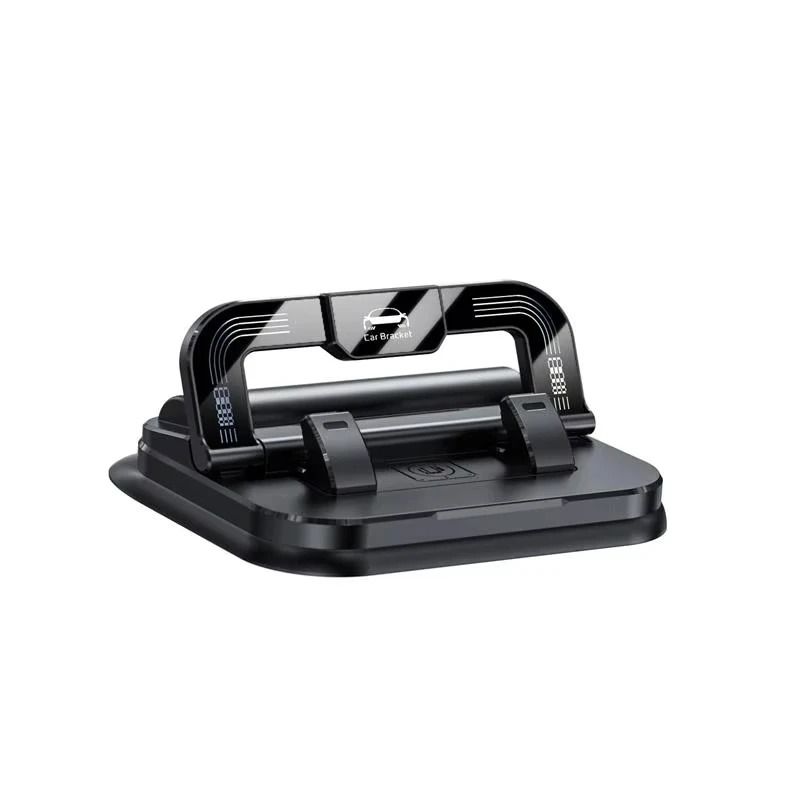 360° Rotatable Dashboard Phone Mount Universal Vehicle Mobile Holder – High-Stability Bracket with Luminous Number Plate